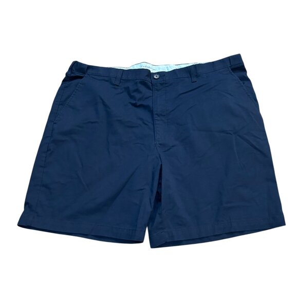 Croft Barrow Mens Navy Shorts Size 44 Flex Waist Casual Cotton Chino Summer Golf - Picture 6 of 6